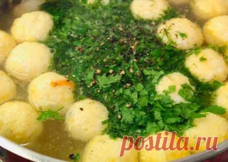 Легкий куриный суп с сырными шариками – пошаговый рецепт с фото. Автор рецепта Юлия. - Cookpad