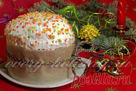 Рождественский кекс с сухофруктами: рецепт