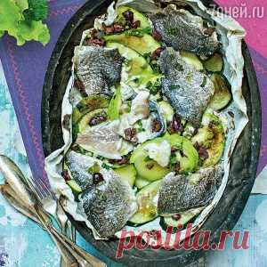 Рецепты от Юлии Высоцкой: рыба, запеченная с цукини и маслинами, картофельная запеканка под сырной корочкой, домашние мюсли с сухофруктами