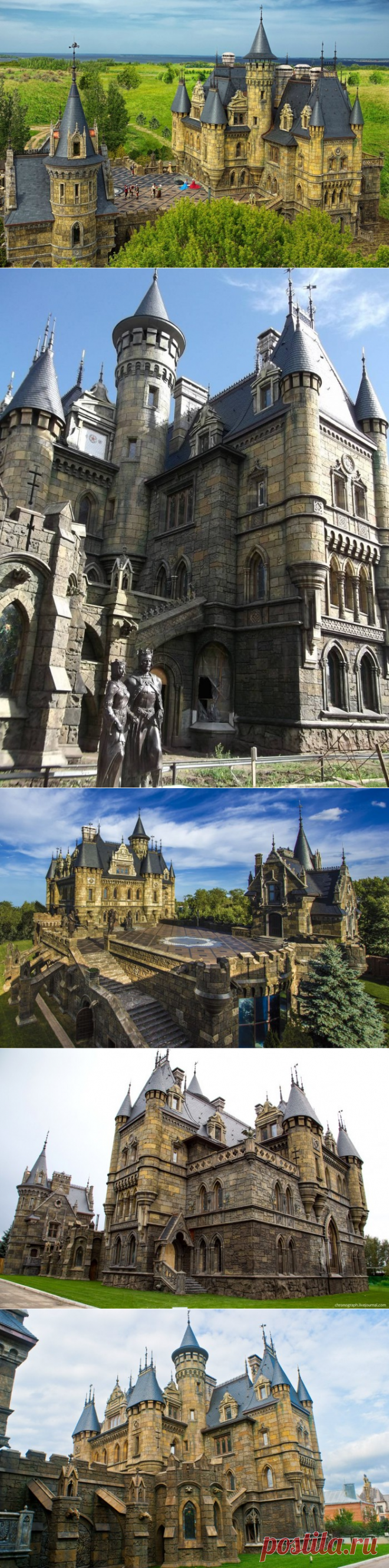 Архитектура  |Замок на Волге  Этот замок не так давно появился в Самарской области в селе Хрящевка. На берегу Жигулевского моря.