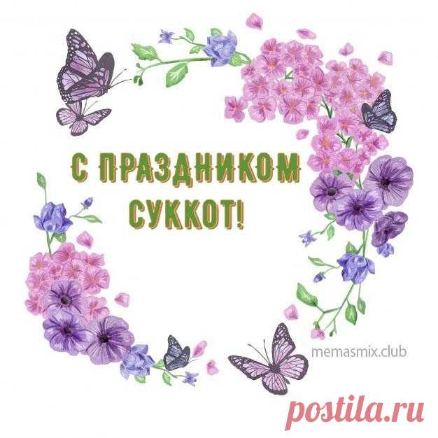 Еврейский славный праздник
Вот уж настает.
Суккот он называется
И счастье всем несет.