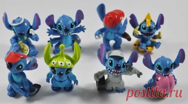 Amazon.com: Лило и Стич 8 шт Рисунок набор с