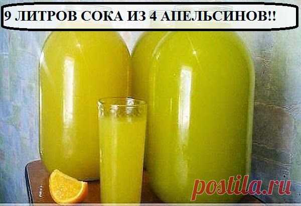 9 ЛИТРОВ СОКА ИЗ 4 АПЕЛЬСИНОВ!!!