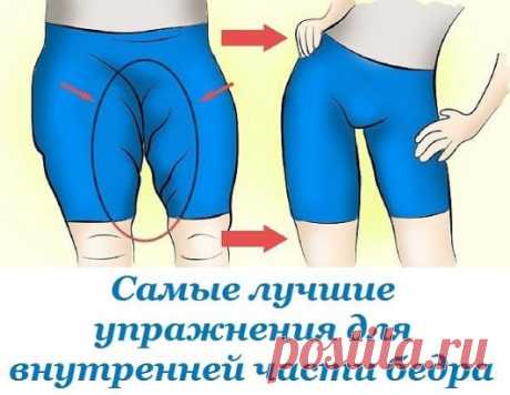 Самые лучшие упражнения для внутренней части бедра