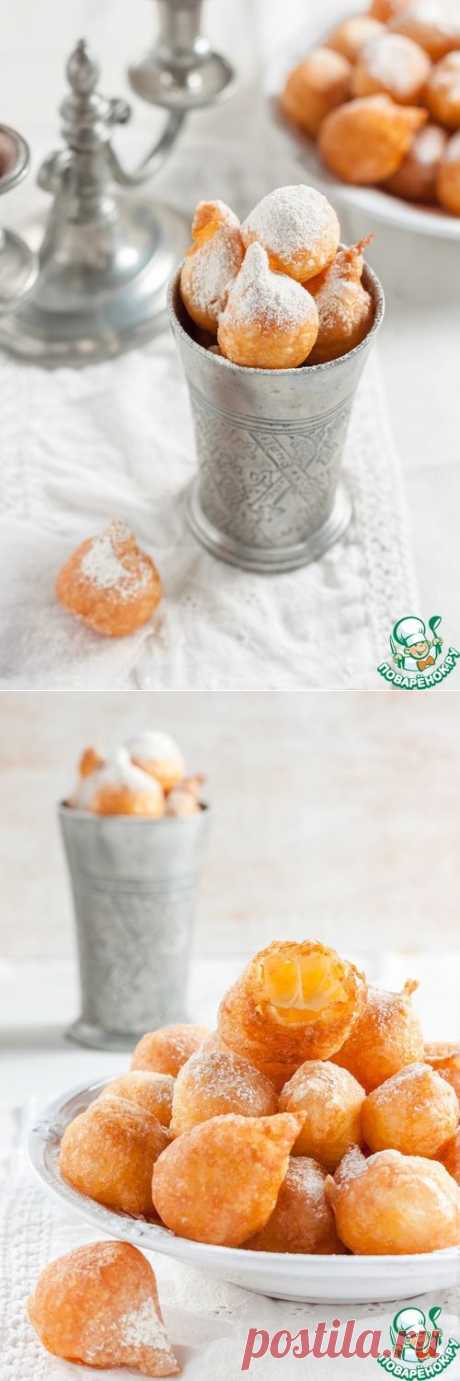 Французские заварные пончики &quot;Пе-де-нонн&quot; - кулинарный рецепт