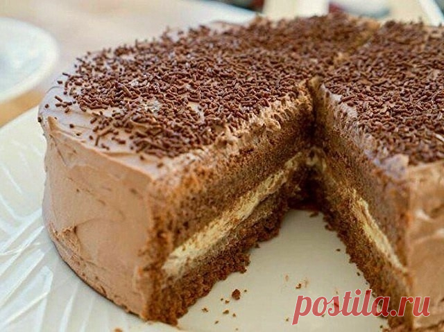 Доступный и вкусный домашний тортик на День Рождения! В магазине такой не купишь!