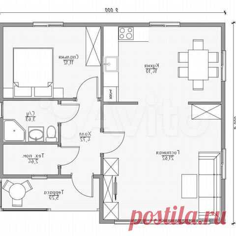 Дом 72 м² на участке 6 сот. на продажу в Краснодаре | Купить дом в Краснодаре | Авито
