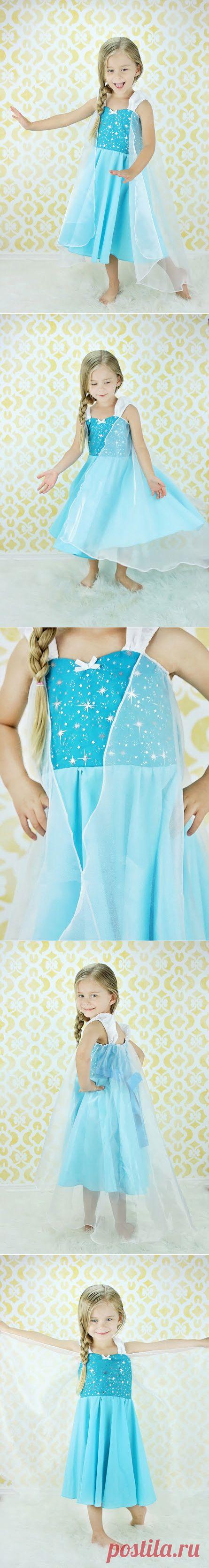 Elsa dress princess dress Frozen birthday от loverdoversclothing
