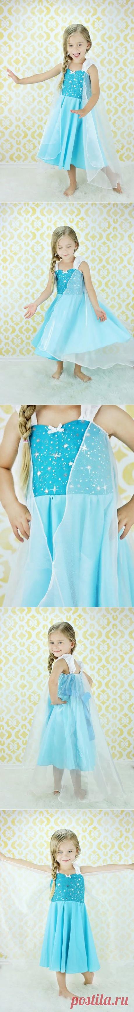 Elsa dress princess dress Frozen birthday от loverdoversclothing