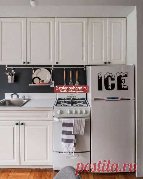 Дизайн маленькой кухни с холодильником: 40 фото и идей