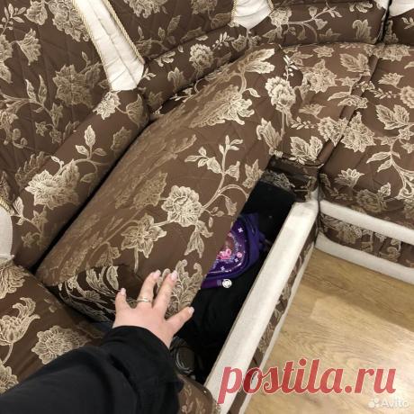 Диван раскладной бу , б/у купить в Крымске | Авито