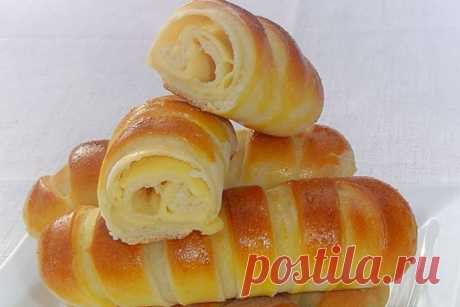 Булочки с плавленным сыром