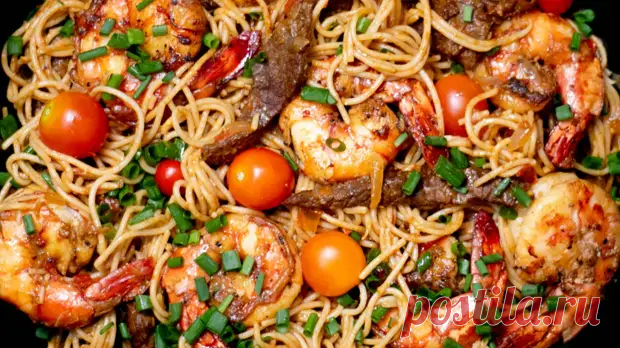 Изысканная паста с морепродуктами: рецепт для романтического вечера - Всё о женщинах - Медиаплатформа МирТесен