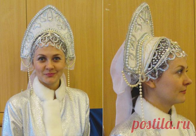 Как сделать кокошник на голову своими руками?