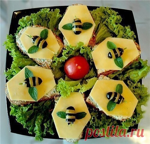 Интересная подача бутербродов