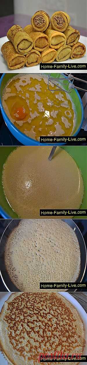 Кулинарные рецепты Блины фаршированные &raquo; Кулинарные рецепты