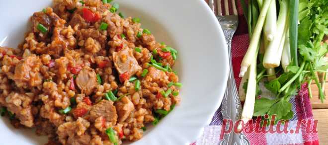 Гречки по-купечески с индейкой в мультиварке — Вкусные рецепты