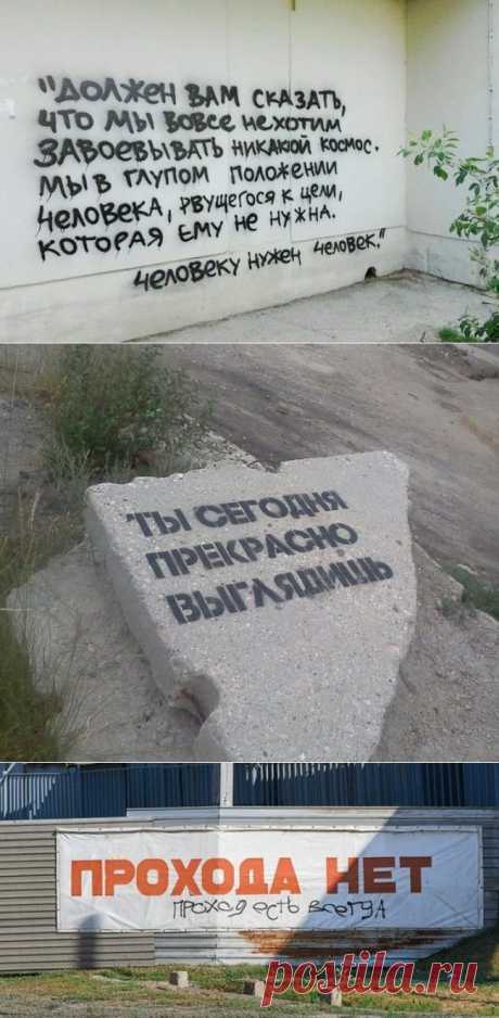 20 стен нашей культурной столицы.

В Санкт-Петербурге даже надписи на стенах особенные — интеллигентные и высокохудожественные.