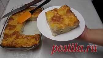 04:03 Пирог с фрикадельками. Рецепт заливного пирога с мясом. Несладкие пироги.