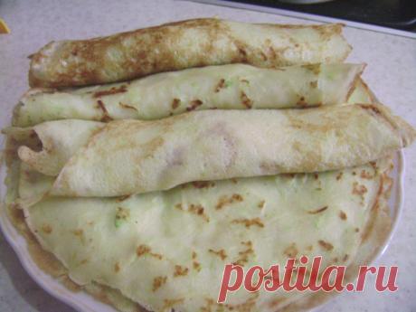 Кабачковые блинчики.