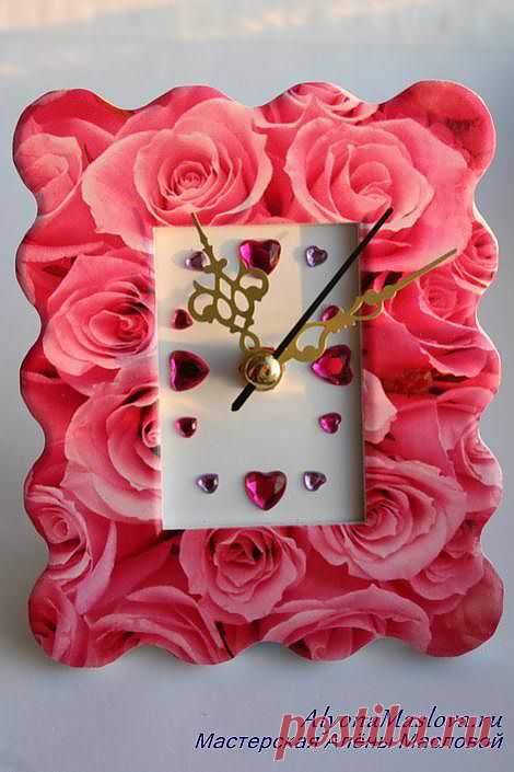 Часы из фоторамки