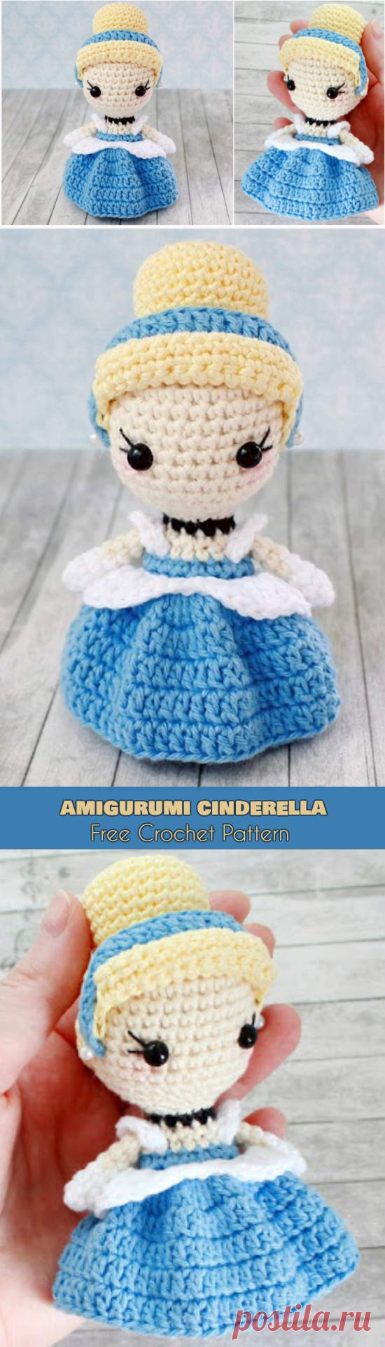 Amigurumi Cinderella [Free Crochet Pattern]