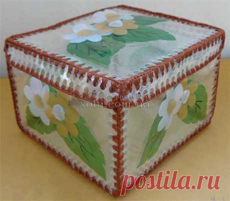 Мастер-класс изготовления шкатулки из пластиковых бутылок