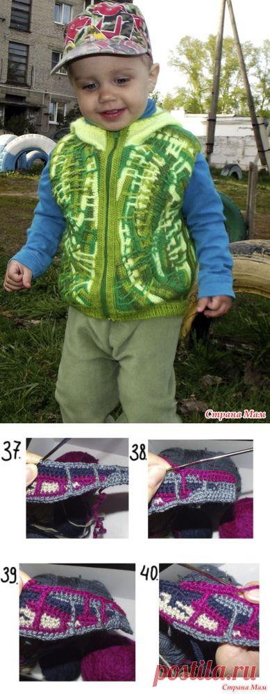 Вяжем он-лайн крейзи жаккард, фриформ. - Вяжем вместе он-лайн - Страна Мам