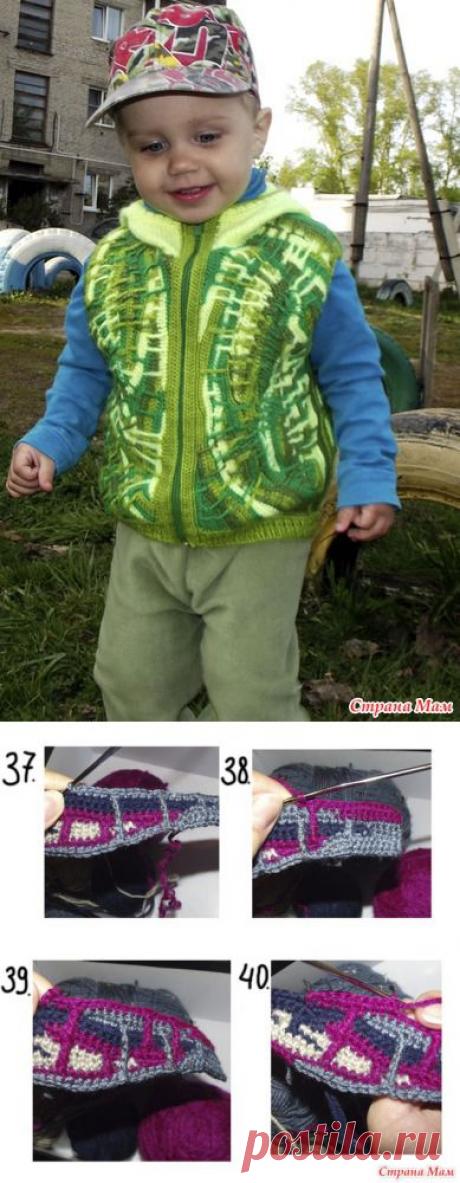 Вяжем он-лайн крейзи жаккард, фриформ. - Вяжем вместе он-лайн - Страна Мам