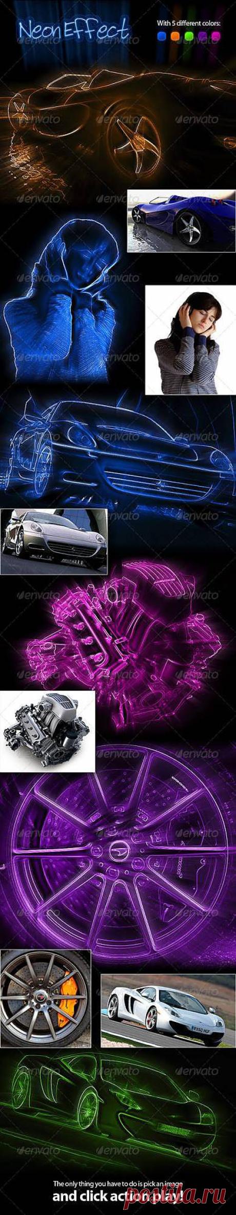 GraphicRiver - Neon Effect Photoshop Action - 13 Сентября 2011 - DiZona - все для дизайна