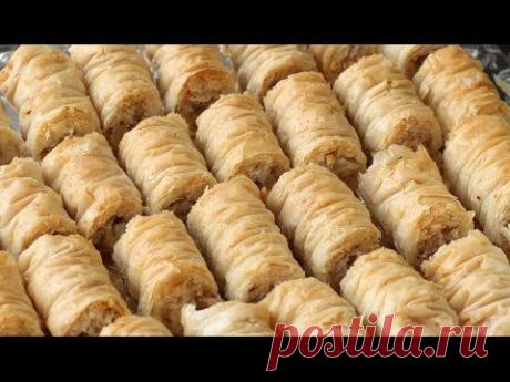рецепт пахлава Baklava rolls .