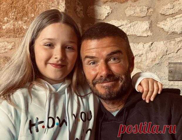 Дэвид Бекхэм учит дочь готовить: супруга футболиста показала урок кулинарии для Харпер