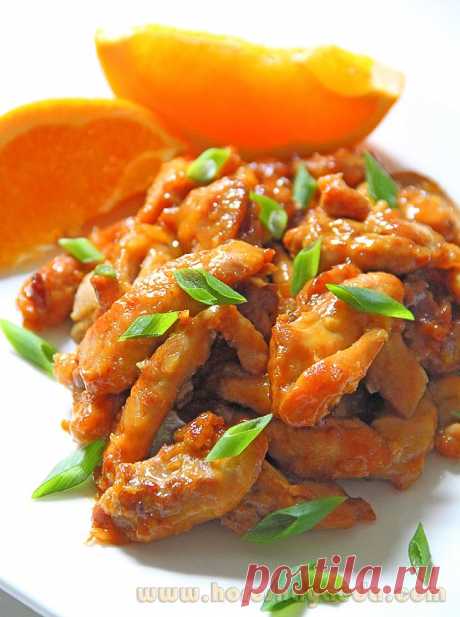 Пикантная курочка с изысканным цитрусовым ароматом... - Вкусные рецепты
