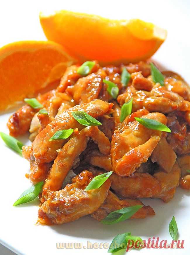 Пикантная курочка с изысканным цитрусовым ароматом... - Вкусные рецепты