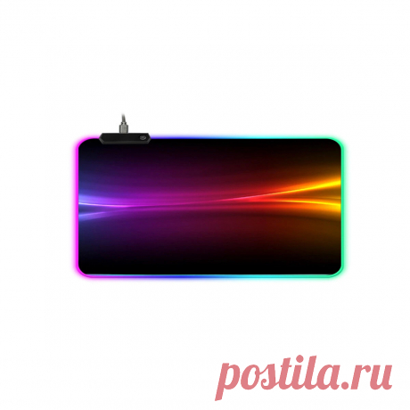 Usb led gaming mouse pad rgb glowing desk keyboard mat computer laptop mat Sale - Banggood.com