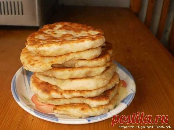 Лепешки с сыром.