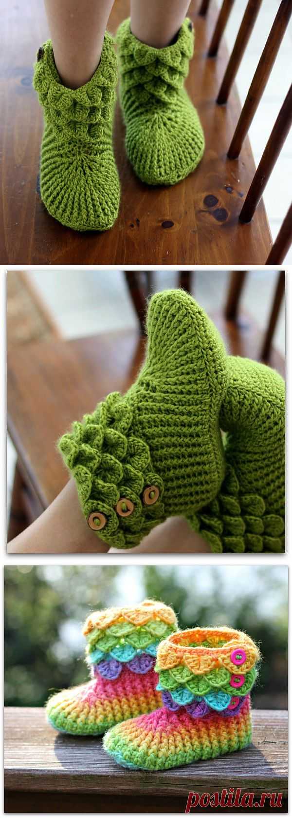Боты - "Крокодильчики" Crocodile Stitch Boots.