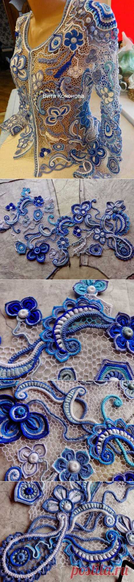 Irish crochet &amp;: Реплика Виты Сениной. Ирландия. Много фото.