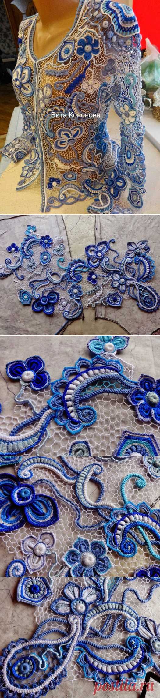Irish crochet &: Реплика Виты Сениной. Ирландия. Много фото.
