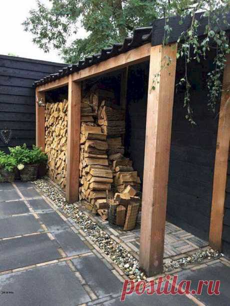 37 Brilliant DIY Outdoor Firewood Storage Ideas | HomeMydesign