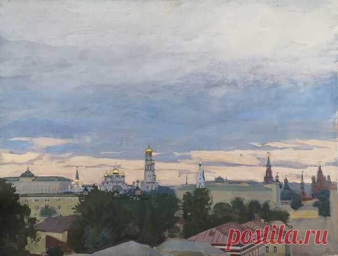 Художник — Сергей Смирнов.

«Долгие летние сумерки. Старое Замоскворечье» (1989)