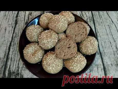Веганские булочки из зелёной гречки, без муки, дрожжей, крахмала и глютена