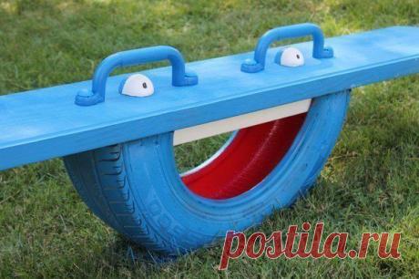Пускаем в дело старые автомобильные покрышки