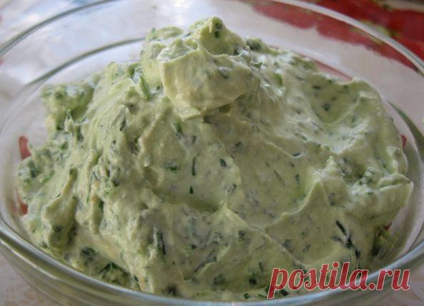 Творожная паста с зеленью