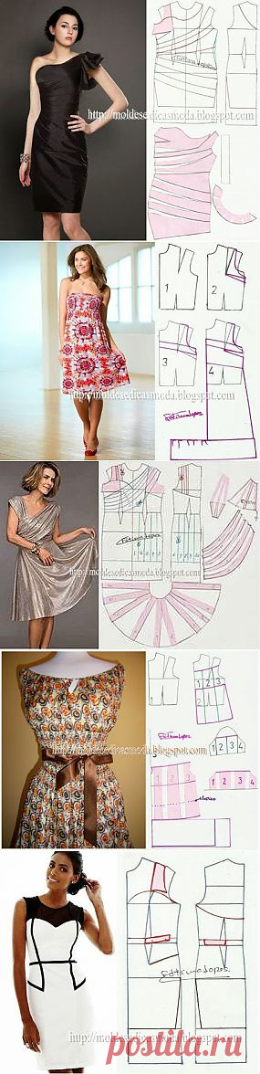 Moldes Moda por Medida: VESTIDOS 6