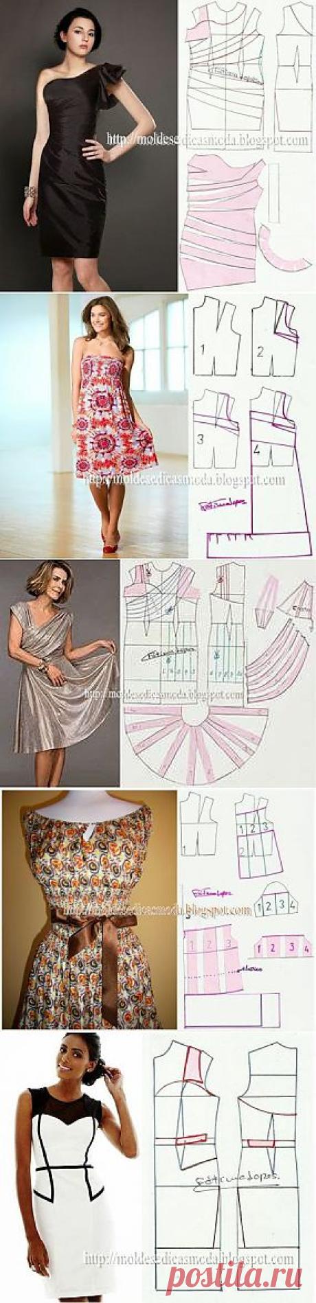 Moldes Moda por Medida: VESTIDOS 6
