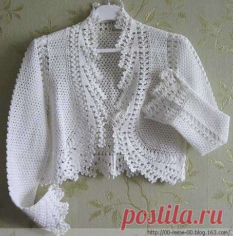 Болеро. Схема каймы.

#болеро@knittinglove