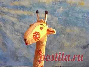 Жирафик из папье-маше своими руками - Ярмарка Мастеров - ручная работа, handmade