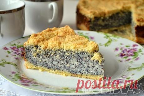 Песочный пирог с маком - рецепт приготовления с фото