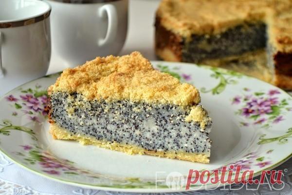 Песочный пирог с маком - рецепт приготовления с фото